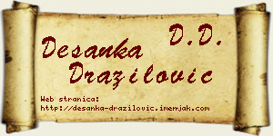 Desanka Dražilović vizit kartica